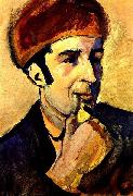 August Macke Portrait de Franz Marc Spain oil painting artist